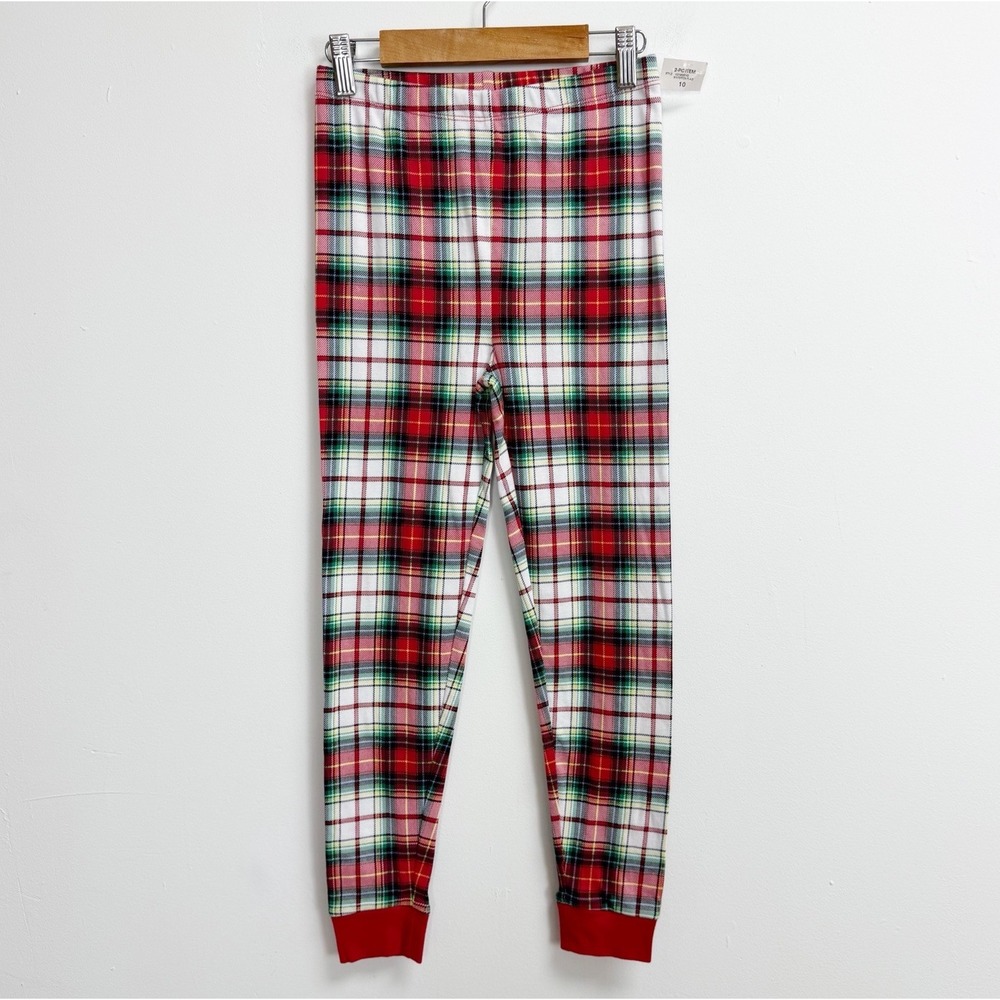 Holiday Lane Pajamas Kids 10 Red Green Plaid PJs Winter Holiday Christmas NWT